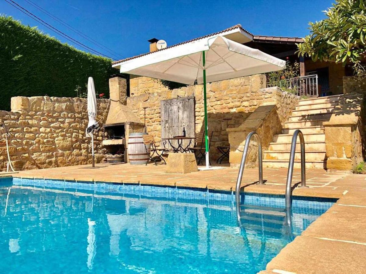 Sagastienea Villa Con Piscina Y Tenis En La Rioja Samaniego Exterior foto