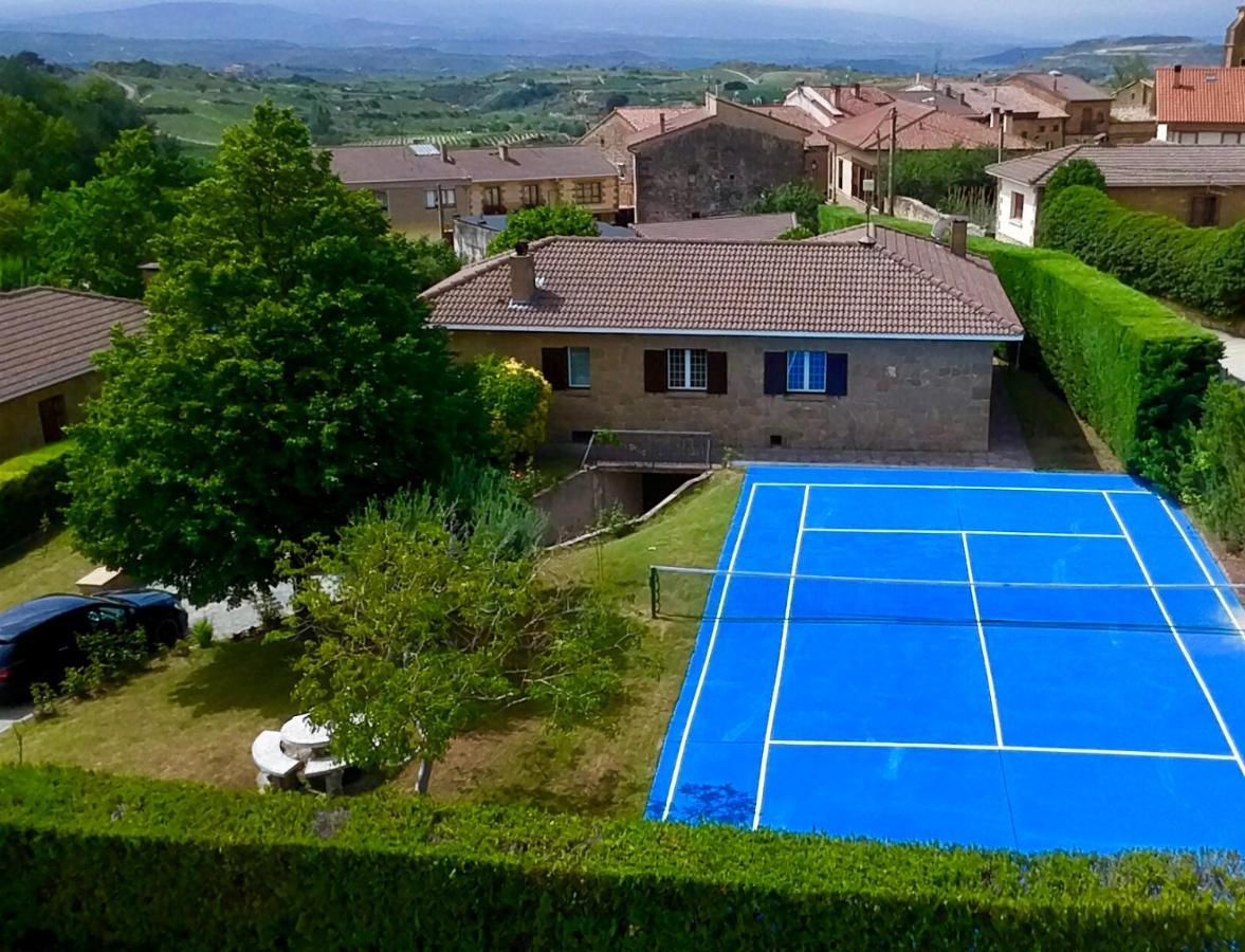 Sagastienea Villa Con Piscina Y Tenis En La Rioja Samaniego Exterior foto